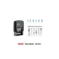 Numberer Stamp 4846 , 4mm